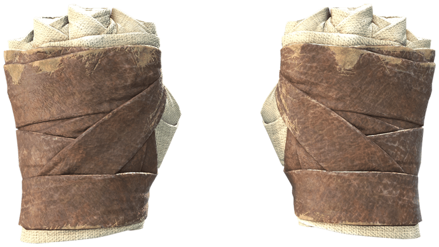 ★ Hand Wraps | Leather (Well-Worn)