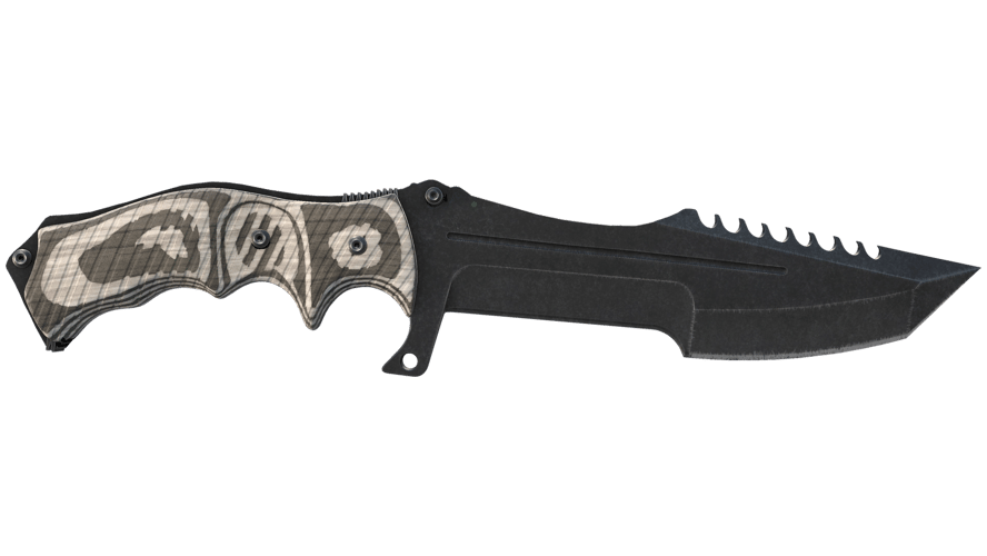 ★ Huntsman Knife | Black Laminate (Factory New)