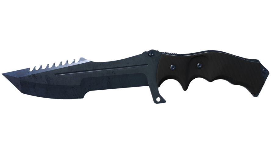 ★ Huntsman Knife | Blue Steel (Well-Worn)