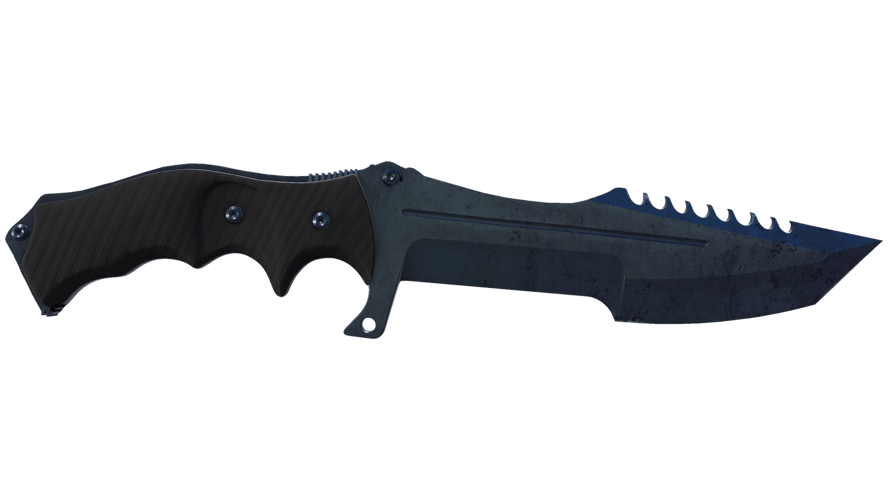 ★ Huntsman Knife | Blue Steel (Well-Worn)