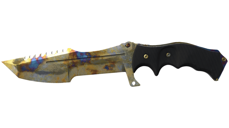 ★ Huntsman Knife | Case Hardened (Battle-Scarred)