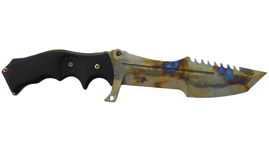 ★ Huntsman Knife | Case Hardened (Battle-Scarred)