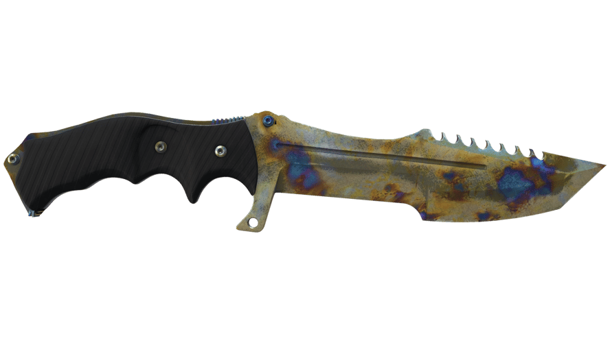 ★ Huntsman Knife | Case Hardened (Battle-Scarred)