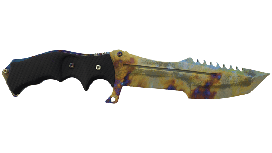 ★ Huntsman Knife | Case Hardened (Well-Worn)