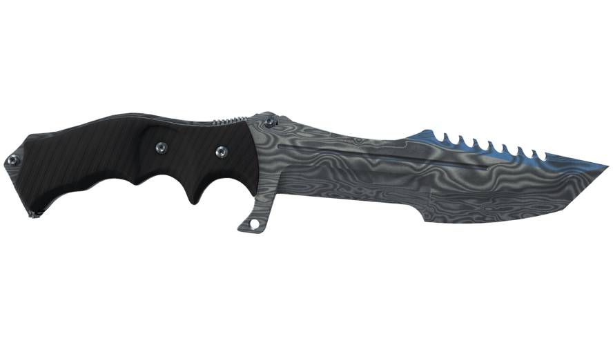 ★ Huntsman Knife | Damascus Steel (Well-Worn)