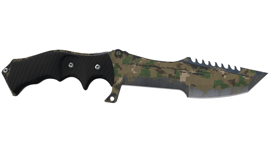 ★ Huntsman Knife | Forest DDPAT (Battle-Scarred)