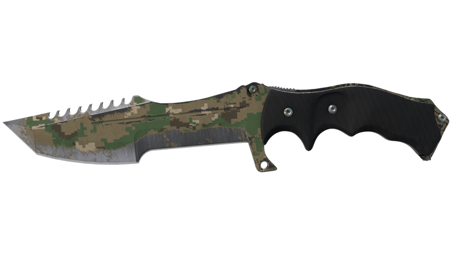 ★ Huntsman Knife | Forest DDPAT (Well-Worn)