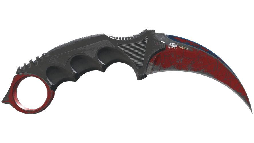 ★ Karambit | Crimson Web (Battle-Scarred)