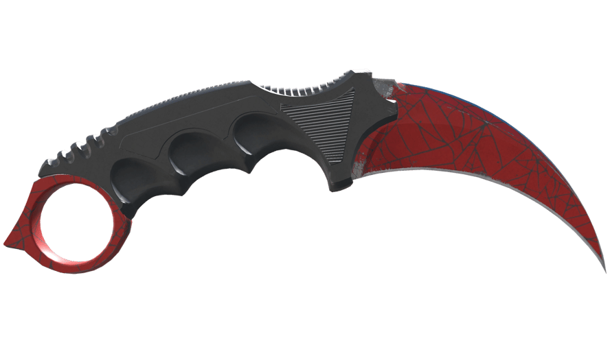 ★ Karambit | Crimson Web (Minimal Wear)