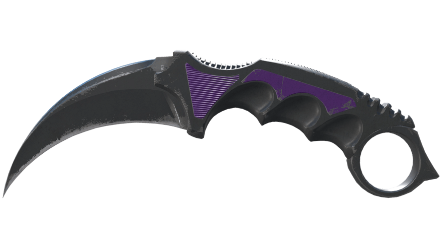 ★ Karambit | Ultraviolet (Well-Worn)