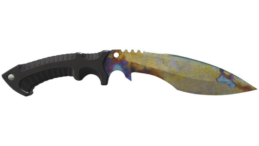 ★ Kukri Knife | Case Hardened (Well-Worn)