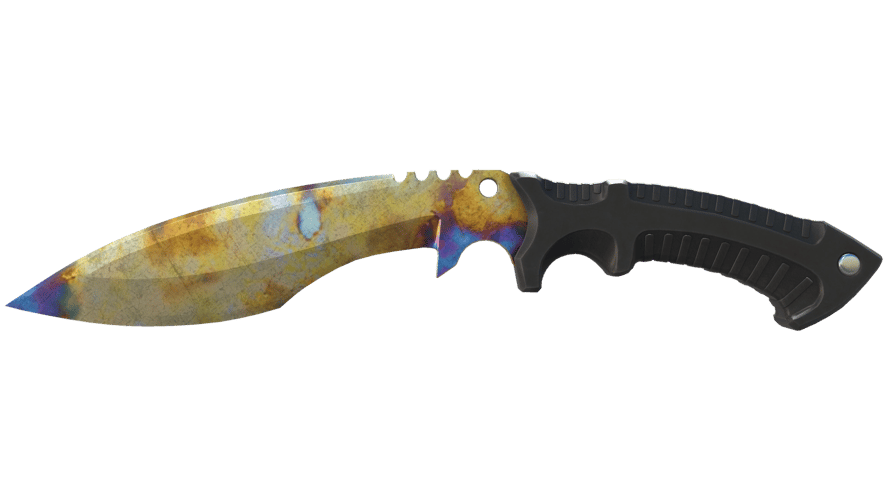 ★ Kukri Knife | Case Hardened (Well-Worn)