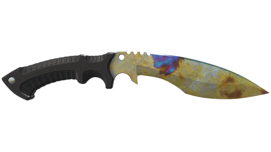 ★ Kukri Knife | Case Hardened (Well-Worn)
