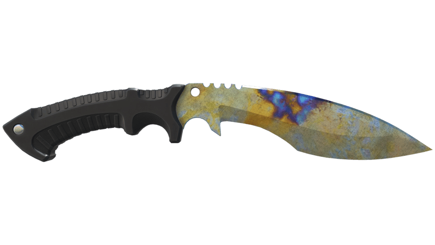 ★ Kukri Knife | Case Hardened (Well-Worn)