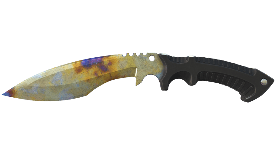 ★ Kukri Knife | Case Hardened (Well-Worn)