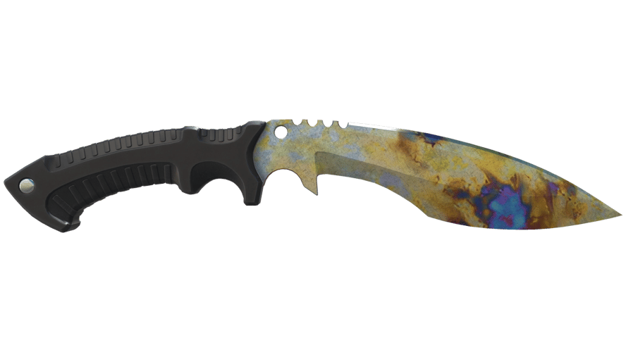 ★ Kukri Knife | Case Hardened (Well-Worn)