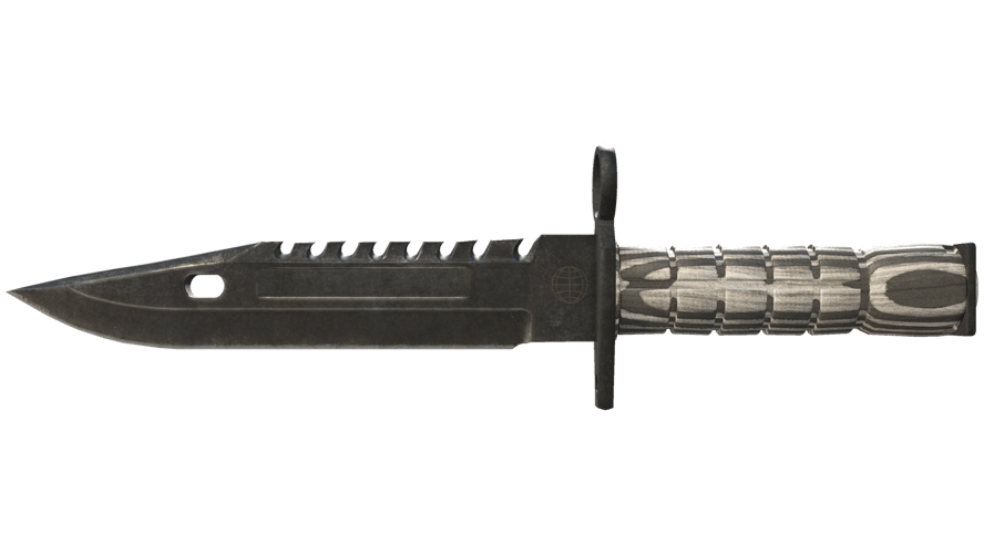 ★ M9 Bayonet | Black Laminate (Battle-Scarred)