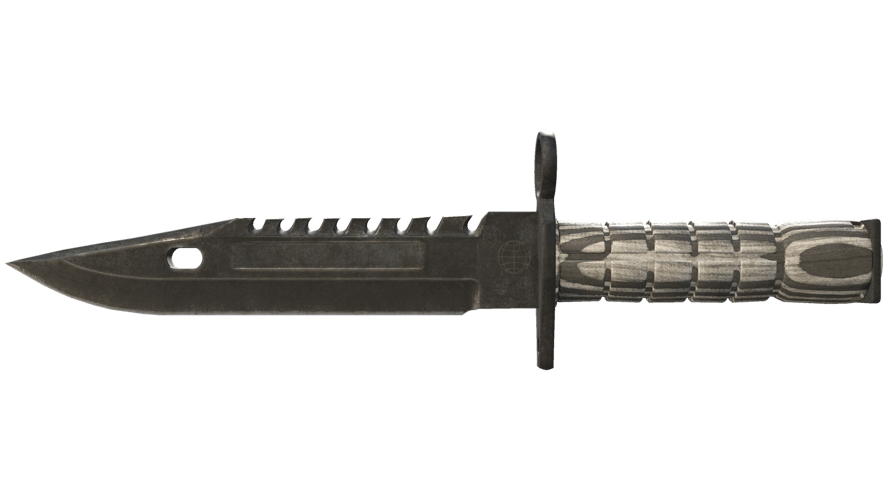 ★ M9 Bayonet | Black Laminate (Battle-Scarred)