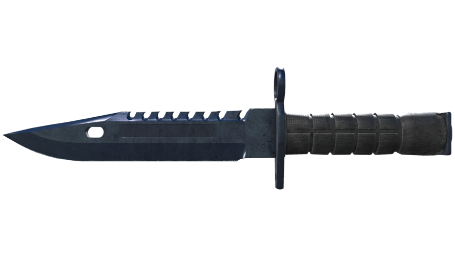 ★ M9 Bayonet | Blue Steel (Well-Worn)