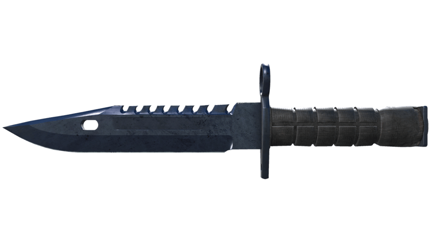 ★ M9 Bayonet | Blue Steel (Well-Worn)
