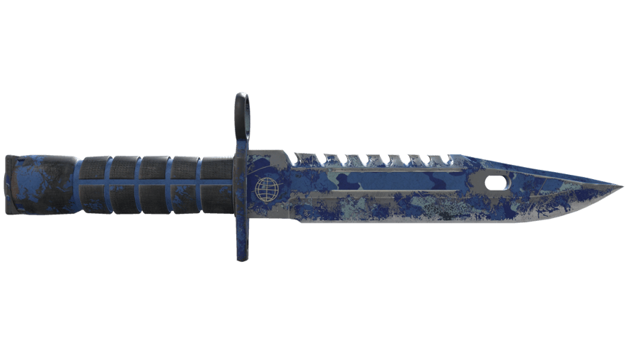 ★ M9 Bayonet | Bright Water (Battle-Scarred)
