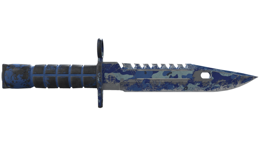 ★ M9 Bayonet | Bright Water (Battle-Scarred)
