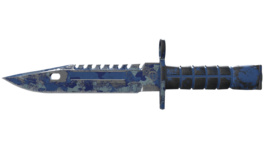 ★ M9 Bayonet | Bright Water (Battle-Scarred)