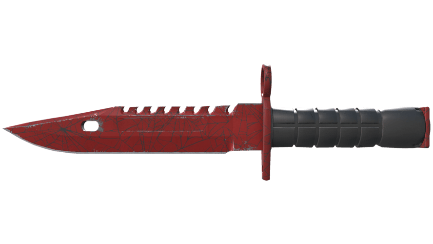 ★ M9 Bayonet | Crimson Web (Minimal Wear)