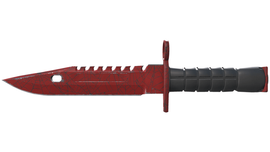 ★ M9 Bayonet | Crimson Web (Minimal Wear)
