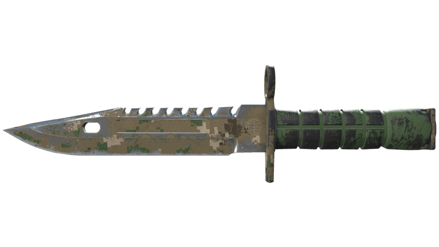 ★ M9 Bayonet | Forest DDPAT (Well-Worn)