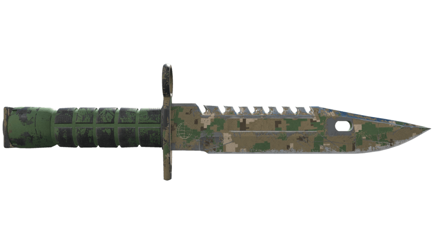 ★ M9 Bayonet | Forest DDPAT (Well-Worn)