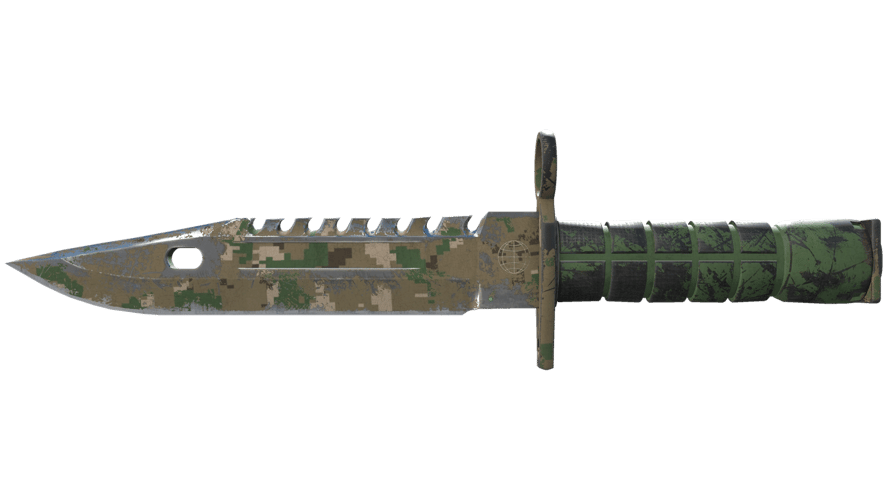 ★ M9 Bayonet | Forest DDPAT (Well-Worn)