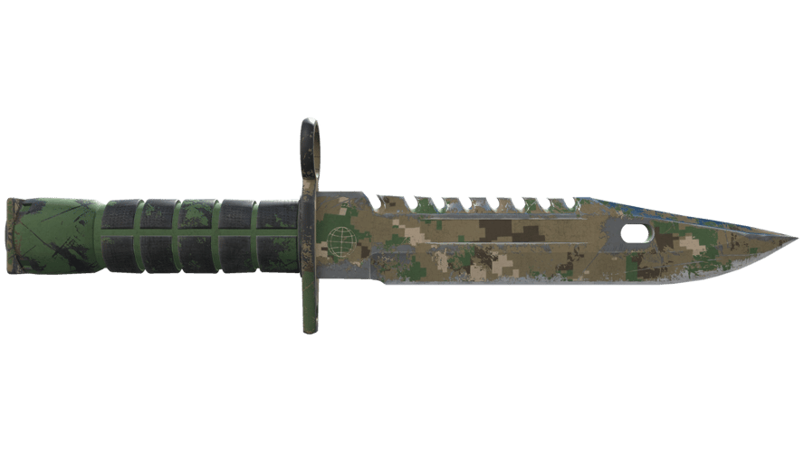 ★ M9 Bayonet | Forest DDPAT (Well-Worn)