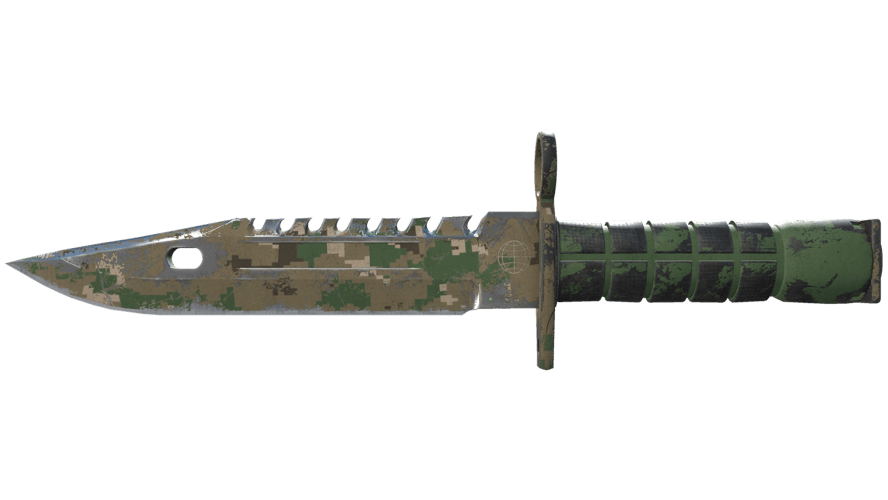 ★ M9 Bayonet | Forest DDPAT (Well-Worn)