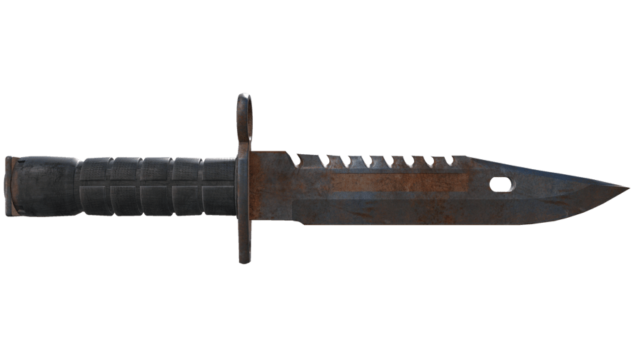 ★ M9 Bayonet | Rust Coat (Battle-Scarred)