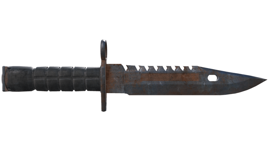 ★ M9 Bayonet | Rust Coat (Battle-Scarred)