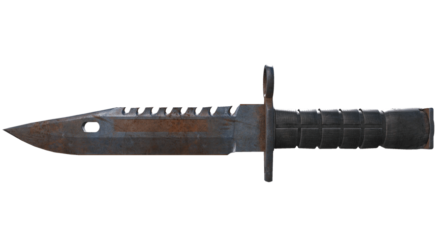 ★ M9 Bayonet | Rust Coat (Battle-Scarred)