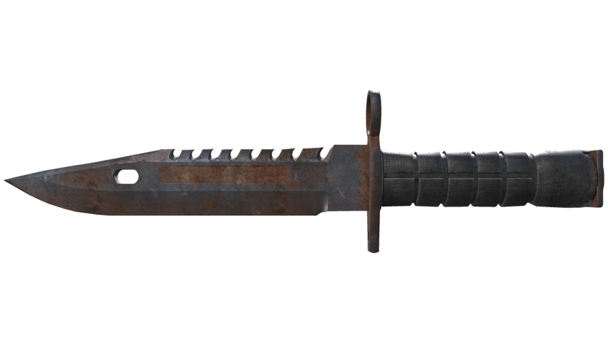 ★ M9 Bayonet | Rust Coat (Battle-Scarred)
