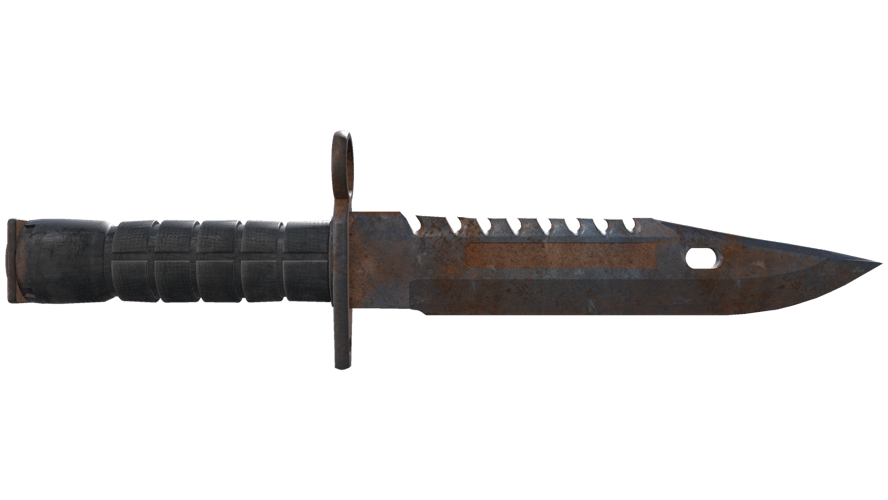 ★ M9 Bayonet | Rust Coat (Battle-Scarred)