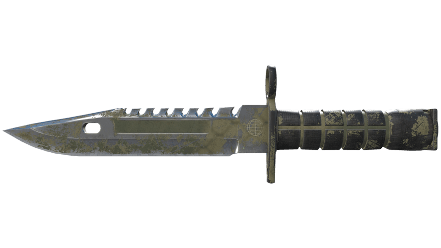 ★ M9 Bayonet | Safari Mesh (Battle-Scarred)