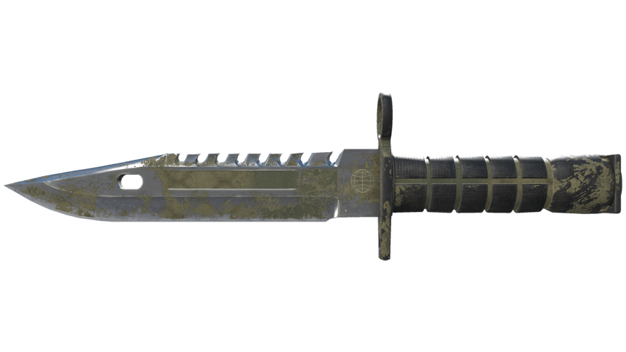 ★ M9 Bayonet | Safari Mesh (Battle-Scarred)