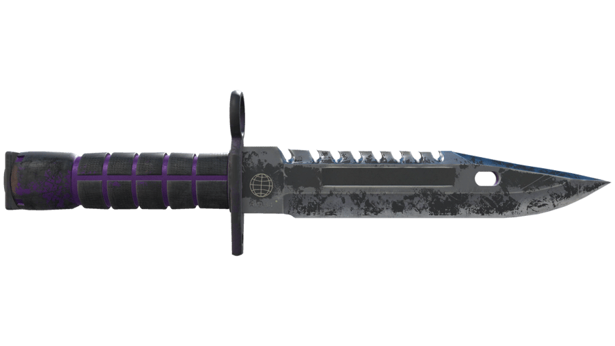 ★ M9 Bayonet | Ultraviolet (Battle-Scarred)