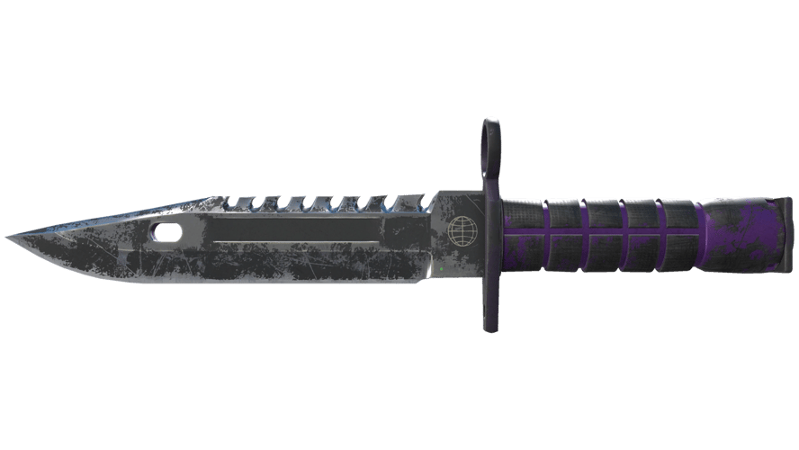 ★ M9 Bayonet | Ultraviolet (Battle-Scarred)