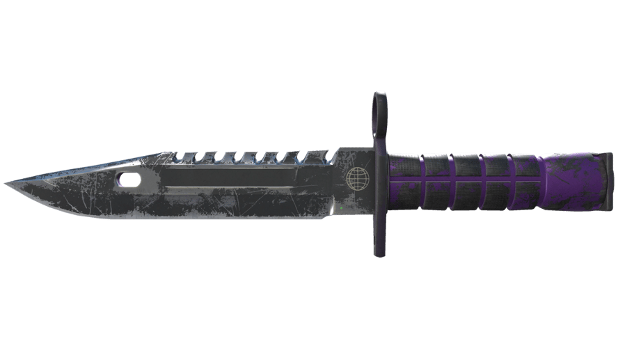 ★ M9 Bayonet | Ultraviolet (Battle-Scarred)