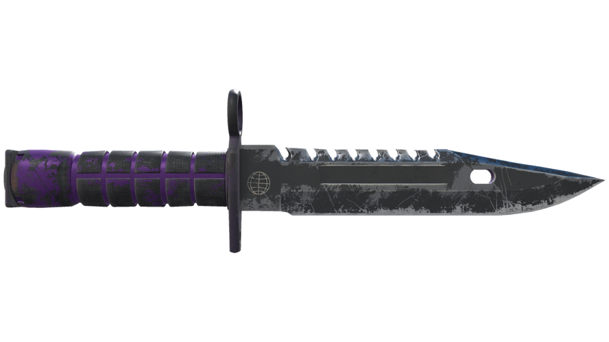 ★ M9 Bayonet | Ultraviolet (Battle-Scarred)