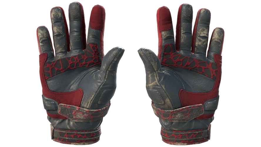 ★ Moto Gloves | Blood Pressure (Battle-Scarred)