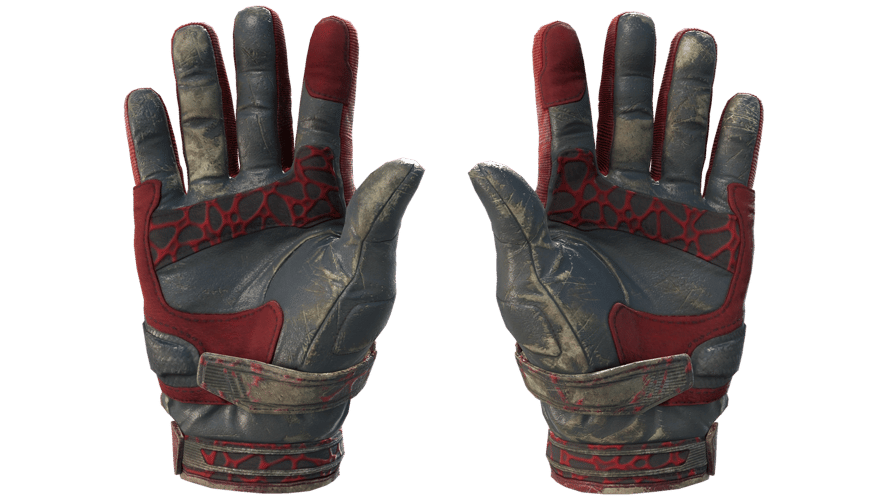 ★ Moto Gloves | Blood Pressure (Battle-Scarred)