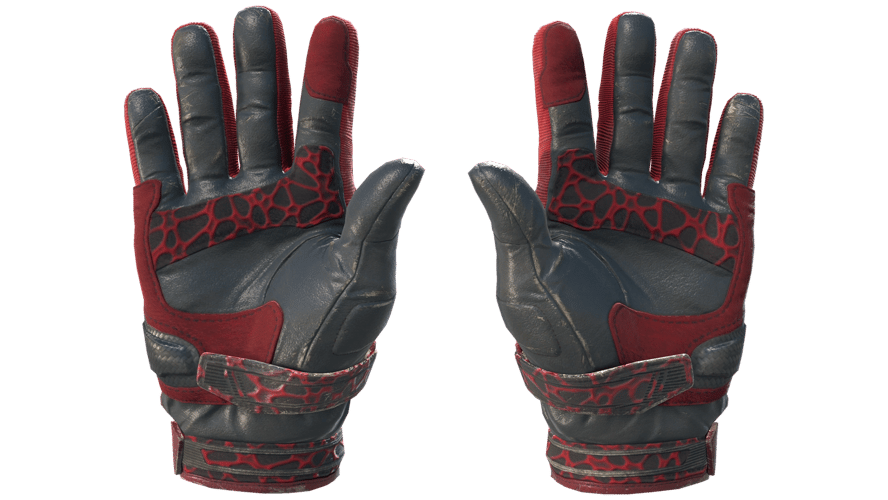 ★ Moto Gloves | Blood Pressure (Well-Worn)
