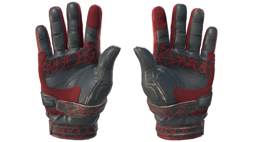 ★ Moto Gloves | Blood Pressure (Well-Worn)