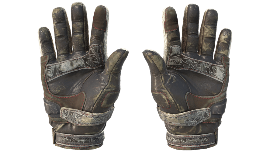 ★ Moto Gloves | Boom! (Battle-Scarred)